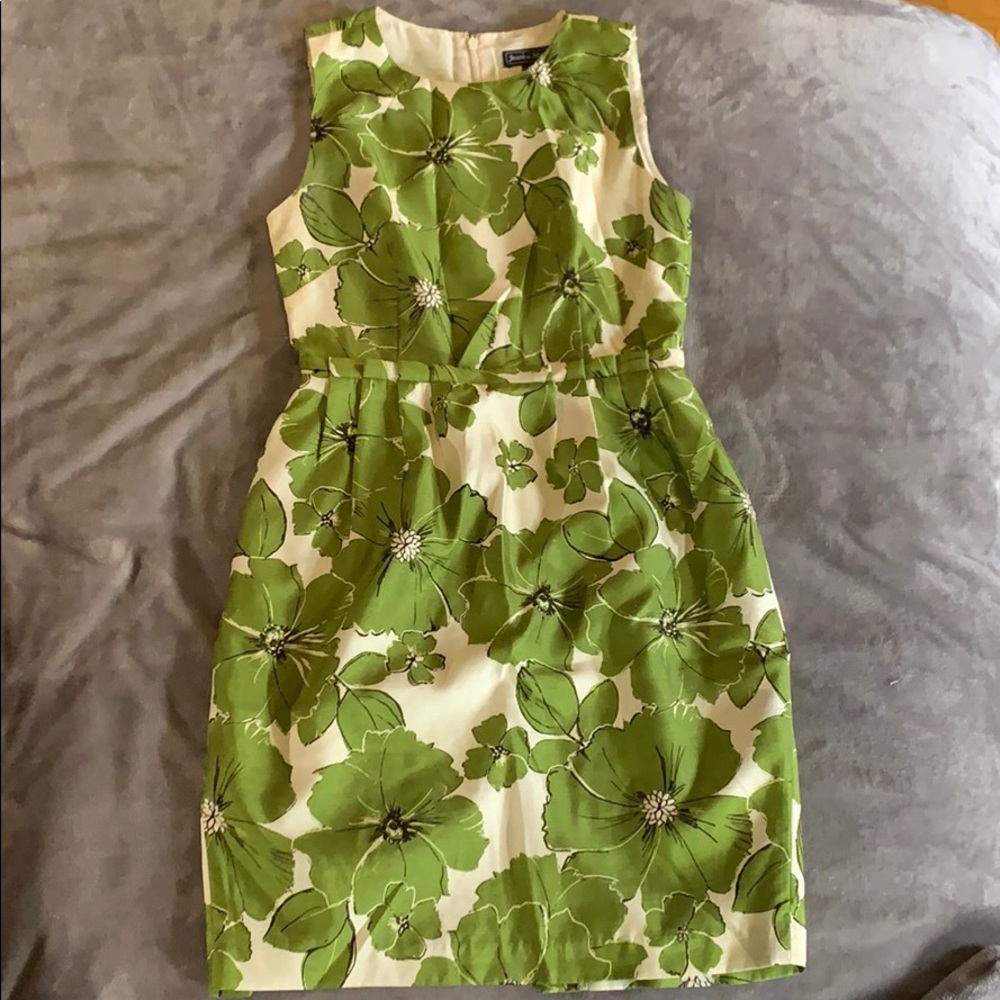 Jessica Howard Green Floral Dress - Picture 1 of 6